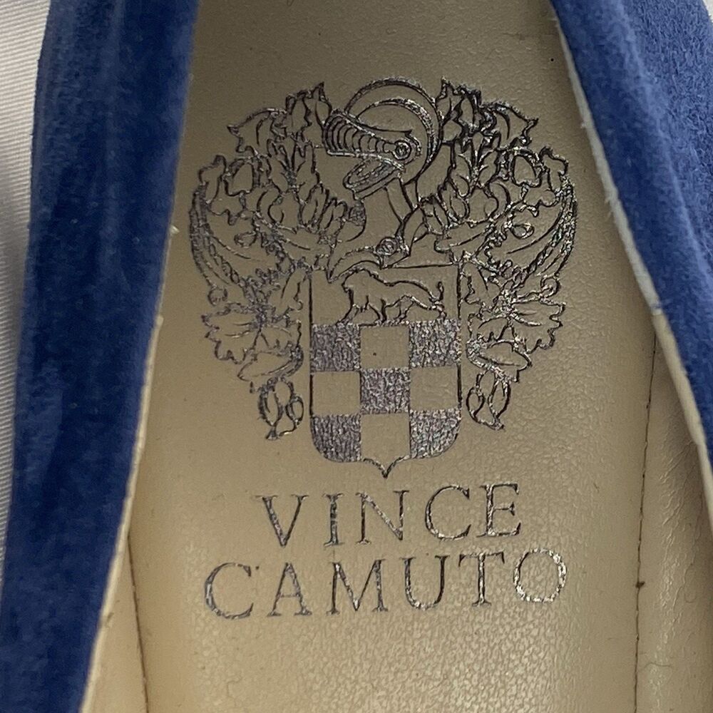 Vince Camuto Prenten Women’s Blue Suede Slip-On Flats Size 8M EUR 38.5 - Picture 9 of 10